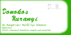 domokos muranyi business card